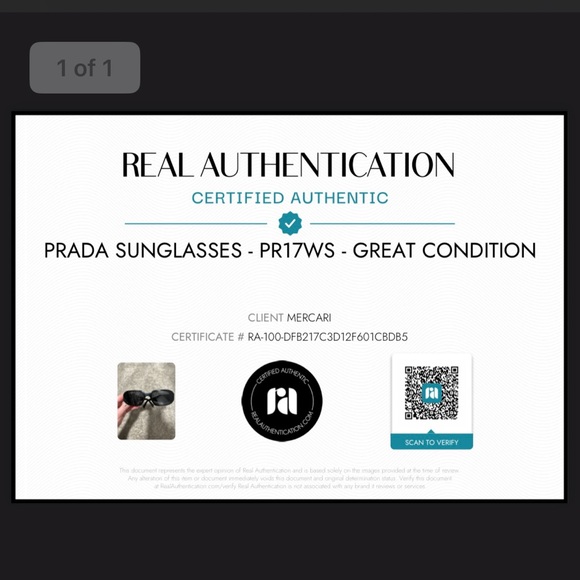 UPDATED PICS - Prada Black Sunglasses - PR17WS - Picture 8 of 11